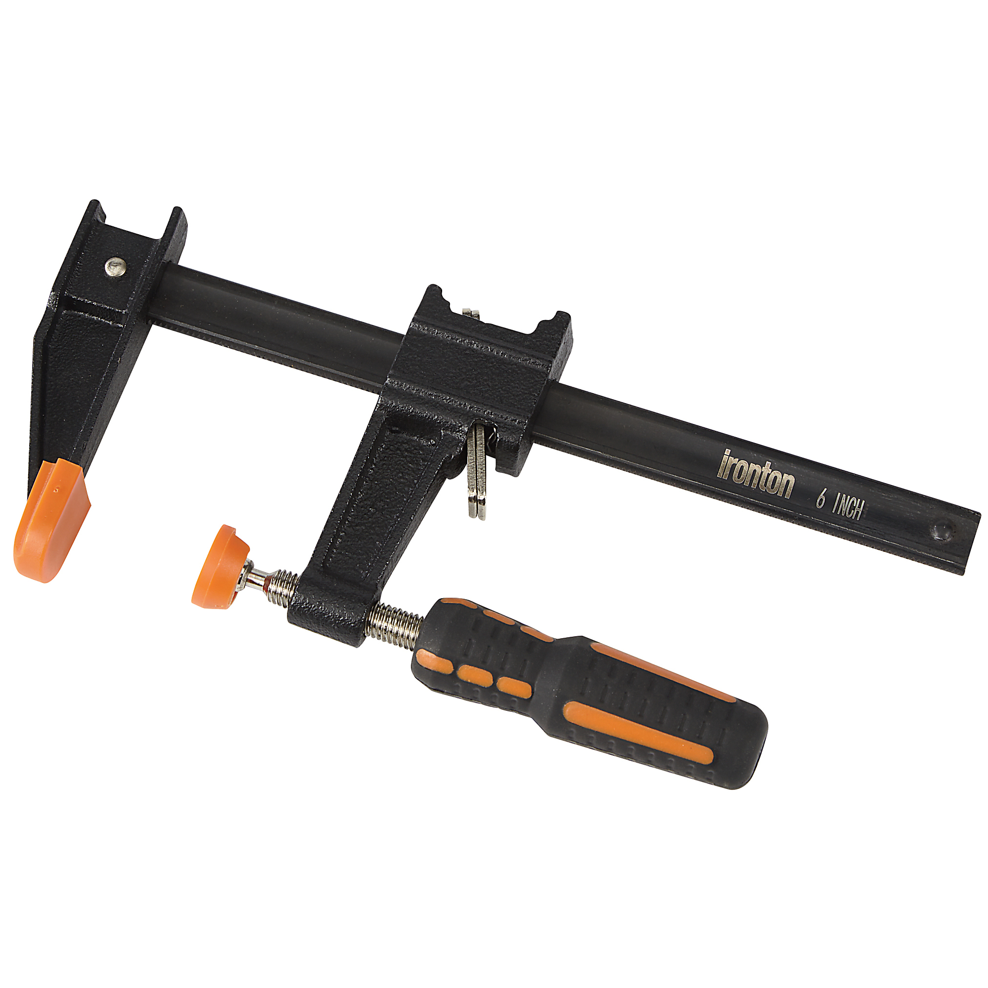 Ironton 6in. Quick-Release Bar Clamp, 2150-Lb. Clamping Pressure, 5.9in. Opening
